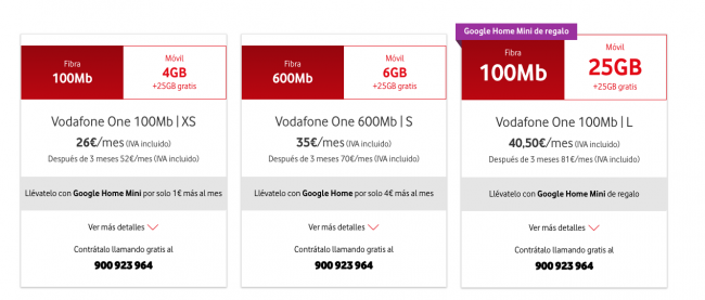 google home vodafone