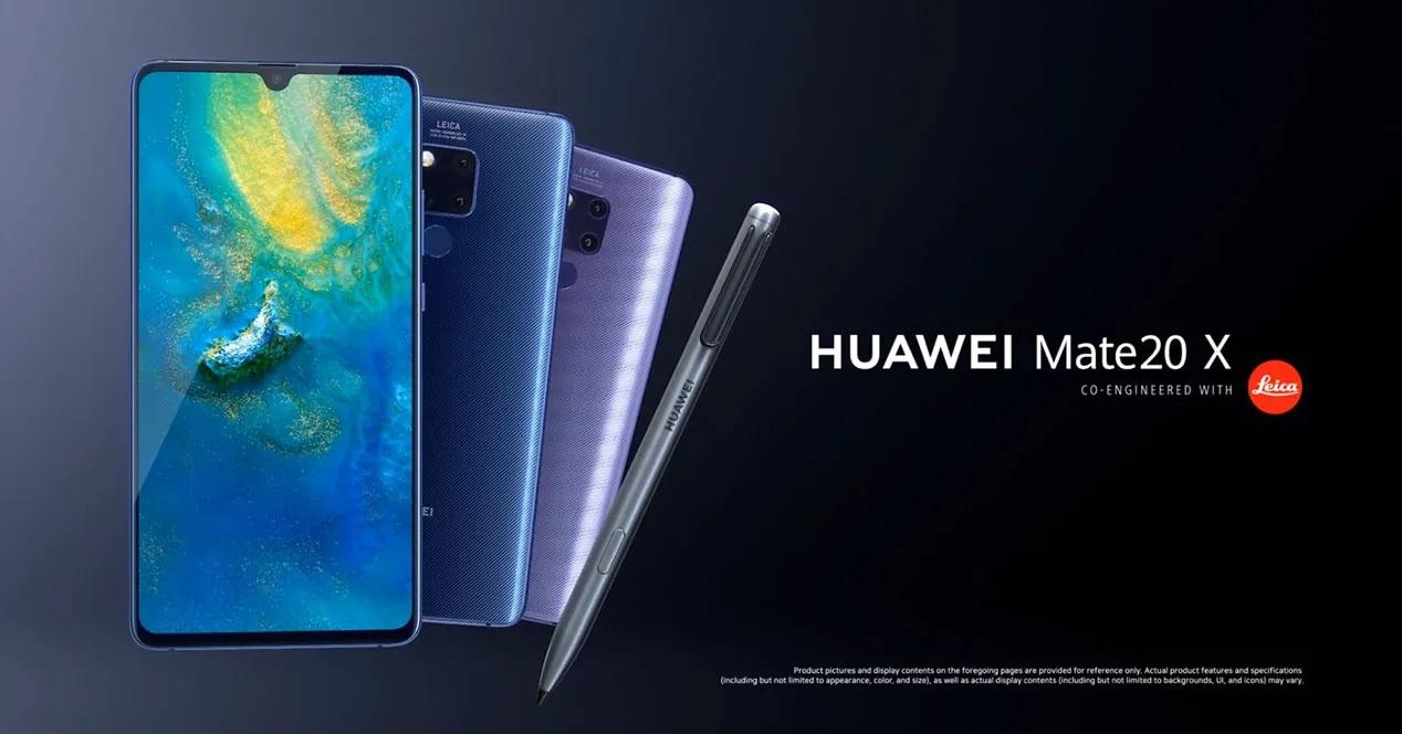 Frontal y trasera del Huawei Mate 20 X