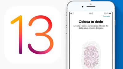 iOS 13 touch id