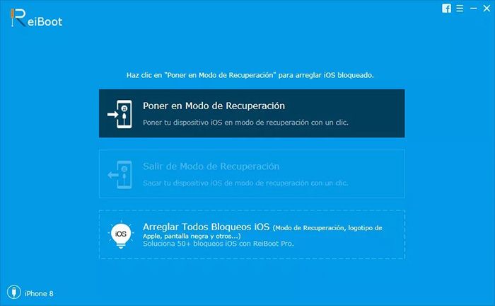 Programa para reiniciar iPhone 6s