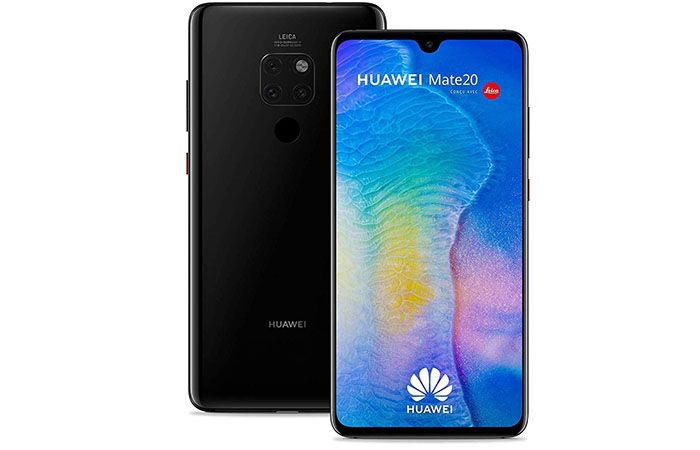 Frontal y trasera del Mate 20