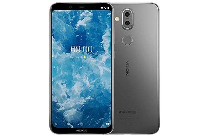 Frontal y trasera del Nokia 8.1