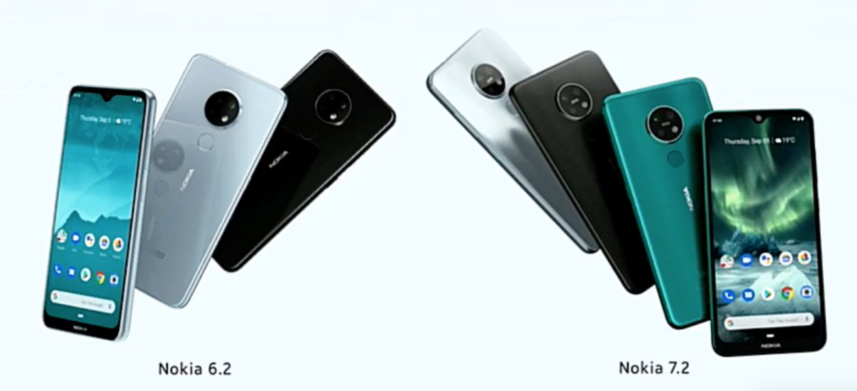 nokia 6.2 y nokia 7.2