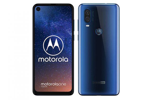 Frontal y trasera Motorola One Vision