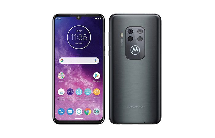 Frontal y trasera Motorola One Zoom