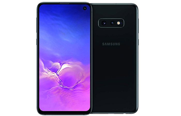 Frontal y trasera del Galaxy S10e