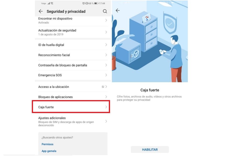 Caja Fuerte Huawei