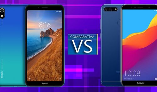 Comparativa entre el Redmi 7A y el Honor 7A