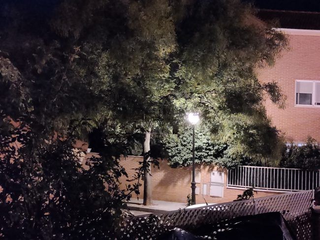 Foto por la noche Realme X2 zoom