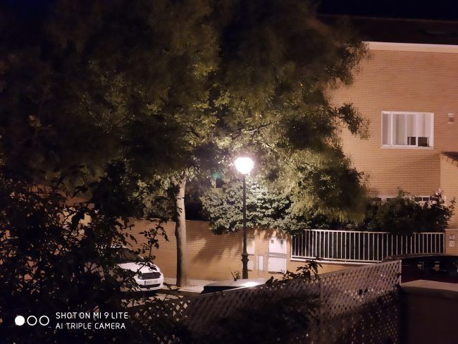 Zoom noche Xiaomi Mi 9 Lite