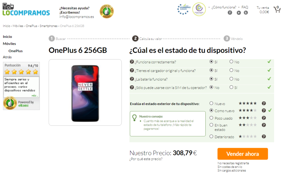 Lo compramos OnePlus 6 01
