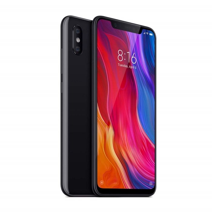 Mi 8 negro de lado