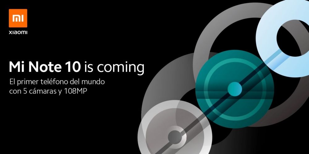 Mi Note 10 anuncio