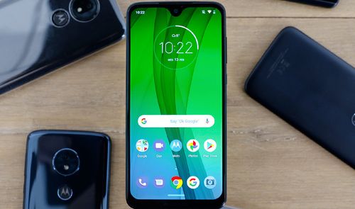 Frontal del Moto G7