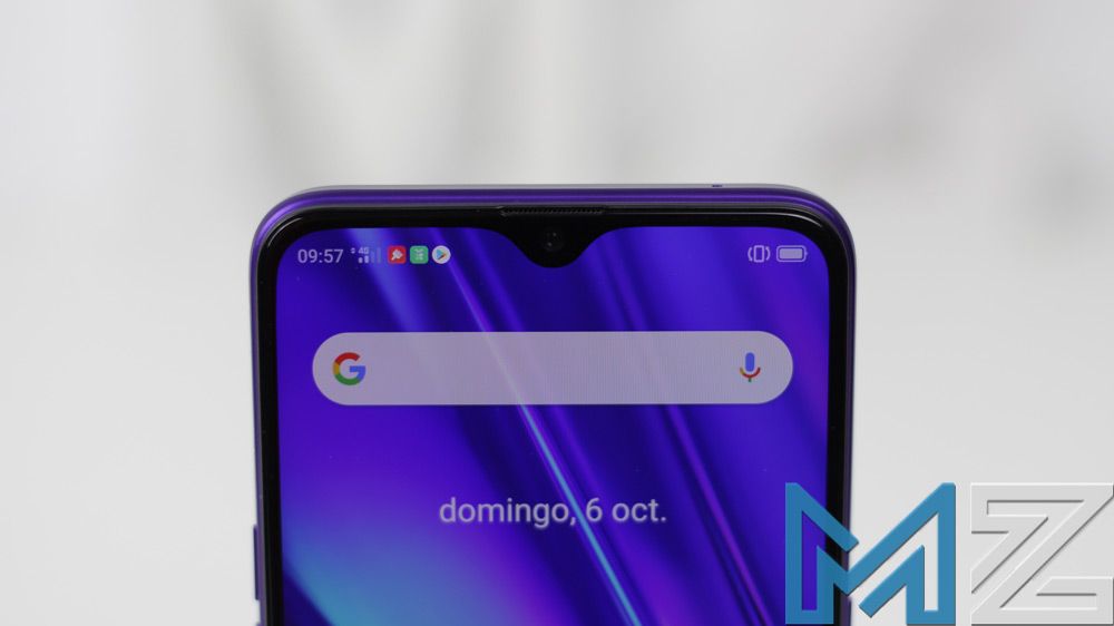 Imagen del notch del Realme 5 Pro