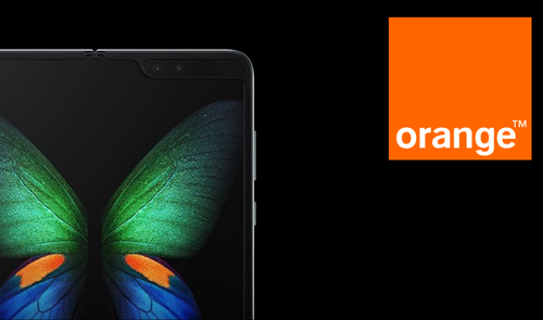Samsung Galaxy Fold con Orange