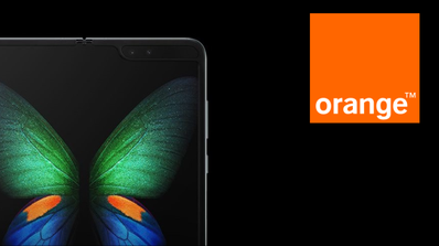 Samsung Galaxy Fold con Orange