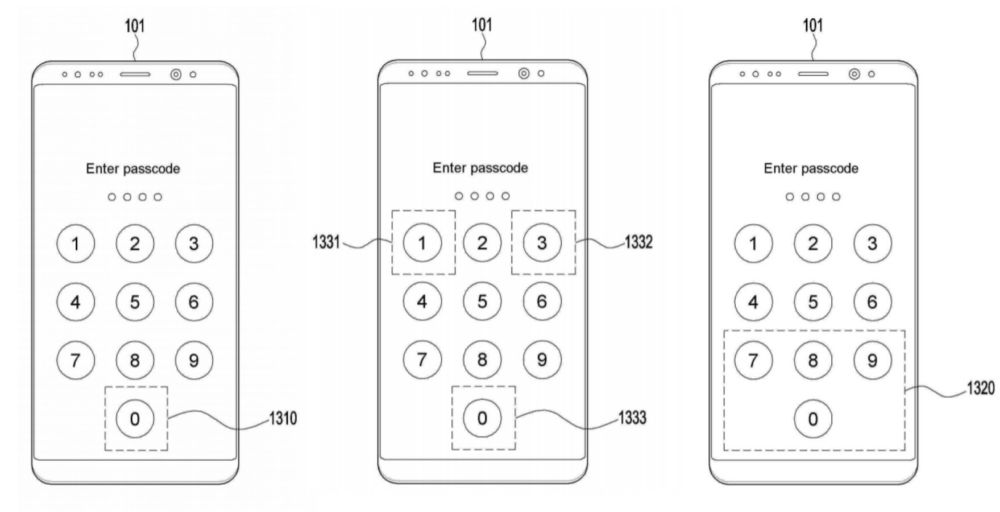 Samsung patente huella