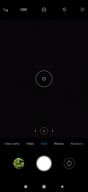 App de la cámara Xiaomi Mi 9 Lite