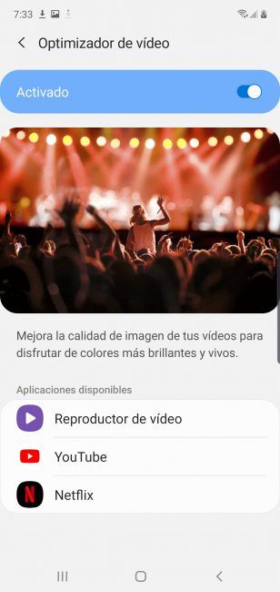 Calidad vídeos Samsung Galaxy Note 10