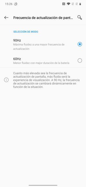 Gestión pantalla OnePlus 7T Pro
