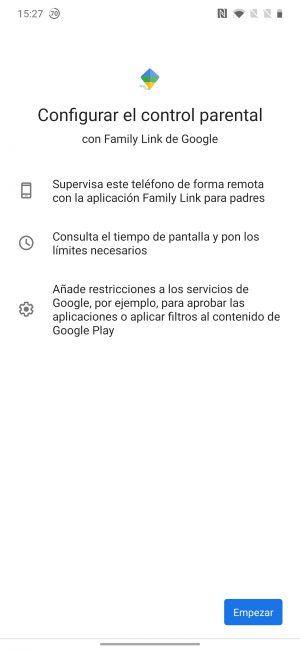 Control parental en el OnePlus 7T Pro