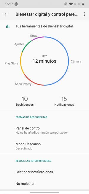 Uso del OnePlus 7T Pro