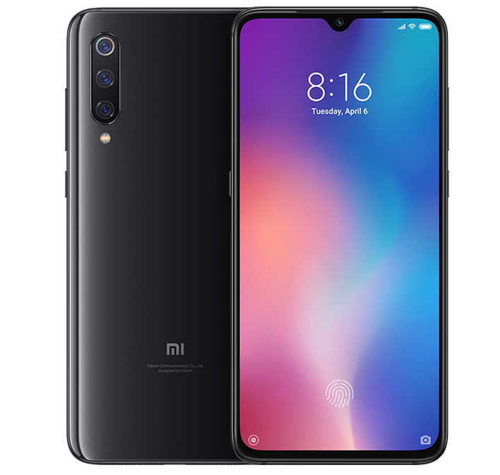 Xiaomi Mi 9 sin fondo