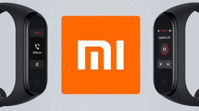 Xiaomi Mi Band 4 logo Xiaomi