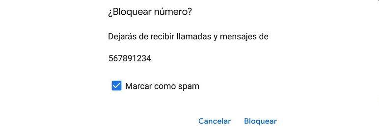 bloquear número