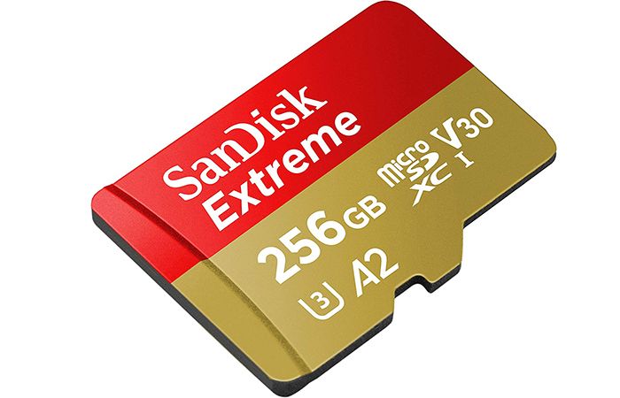 microsd sandik exrtreme 256 gb