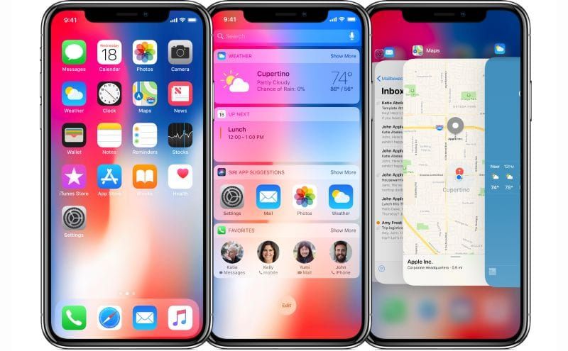 frontal iphone x