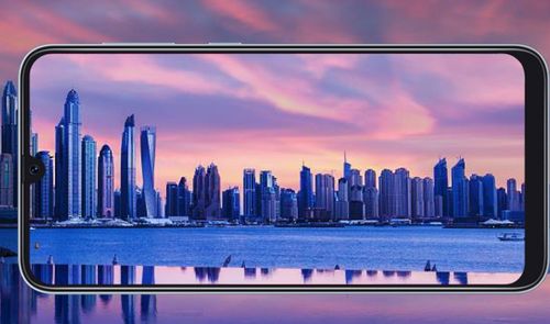Samsung Galaxy A50, frontal
