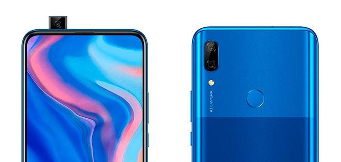 Frontal y trasera del Huawei P Smart Z