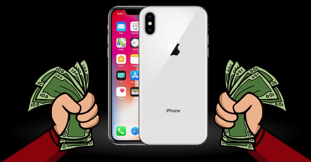 iPhone X sacar dinero