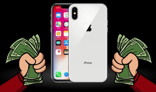 iPhone X sacar dinero