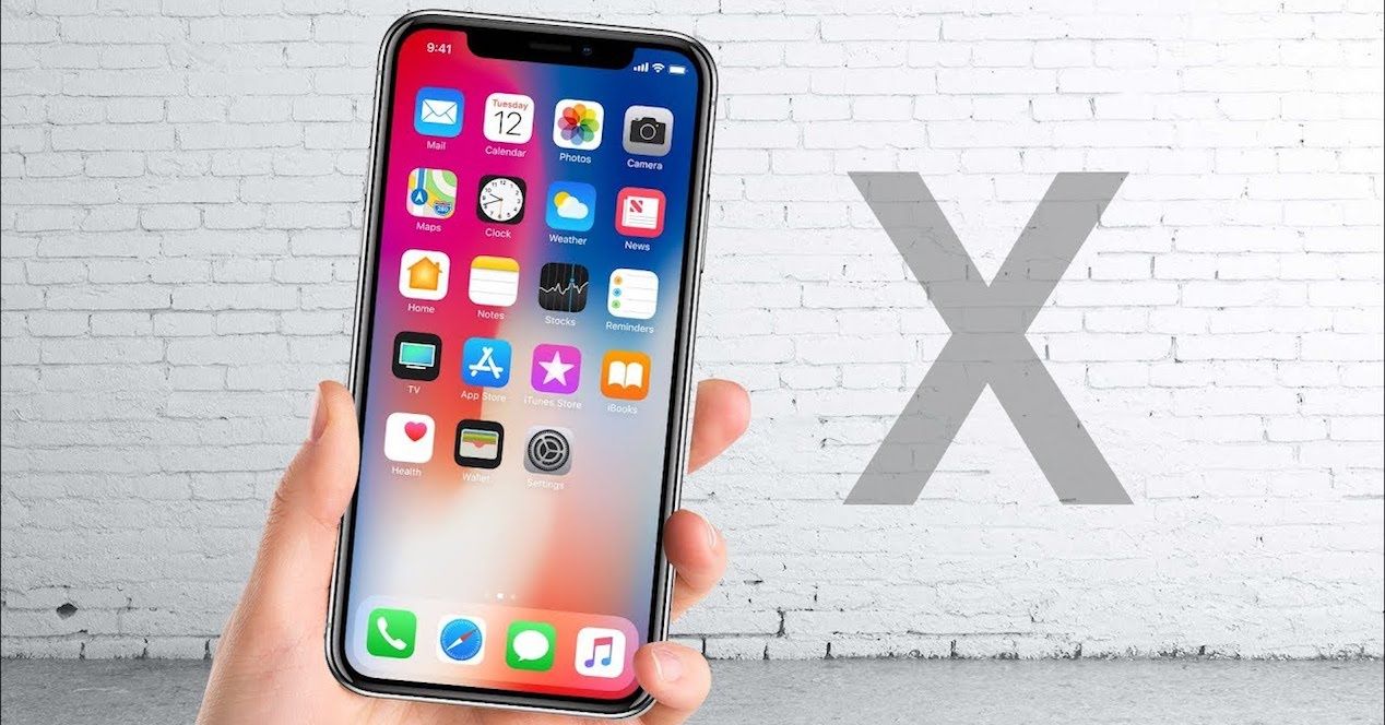 iPhone x en mano