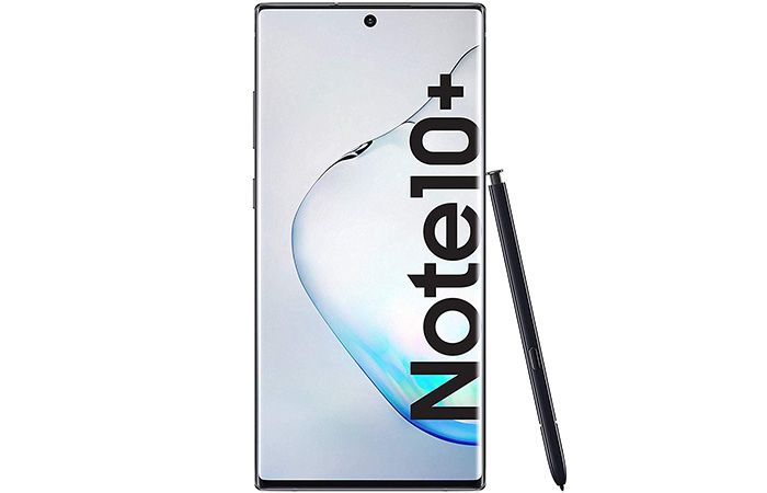Frontal con stylus del galaxy note 10 plus