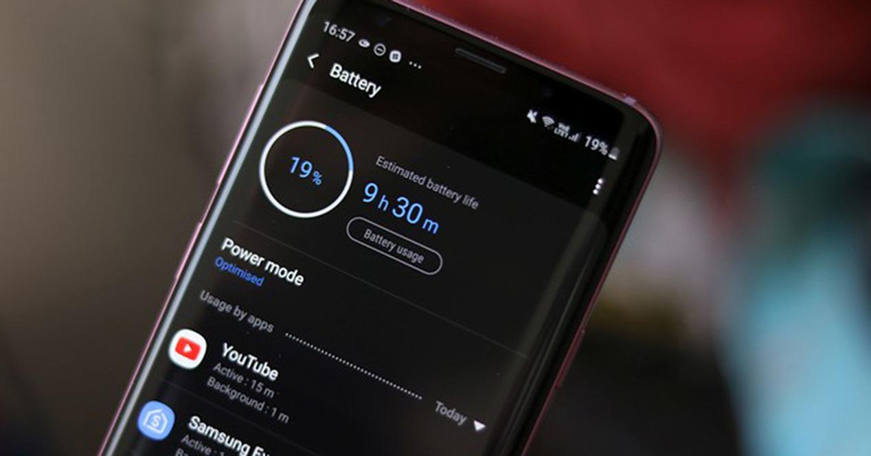 Modo bateria en el Galaxy S9 Plus
