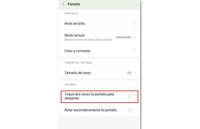 tocar-para-despertar miui 10