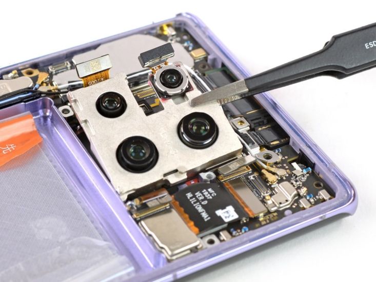 Huawei Mate 30 Pro desmontaje cámaras