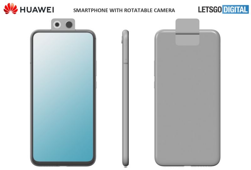 Huawei cámara frontal rotatoria doble