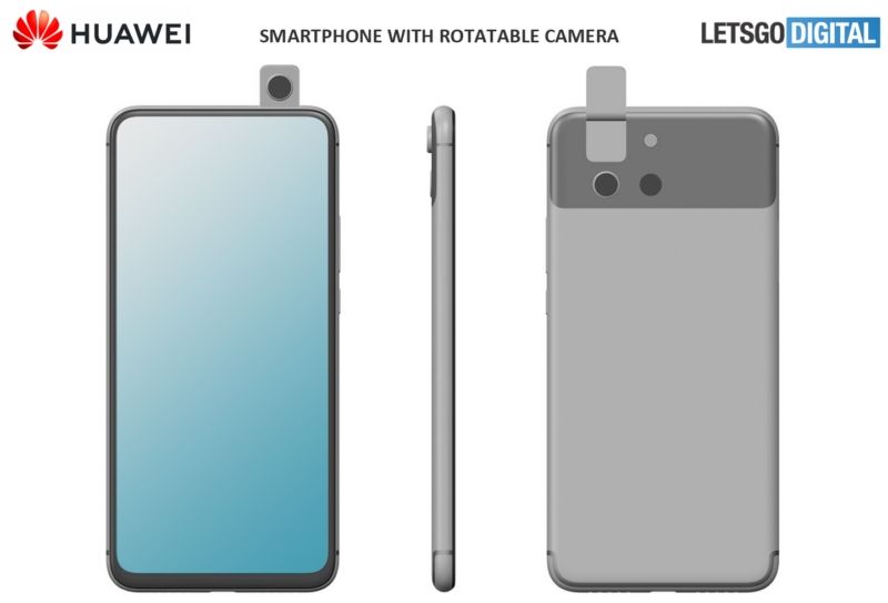 Huawei cámara frontal rotatoria