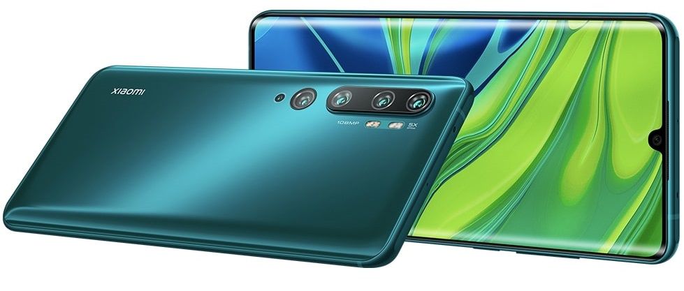 Mi Note 10 verde