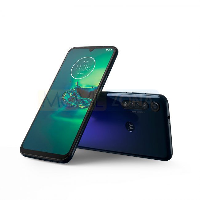 Motorola Moto G8 Plus frontal y trasera