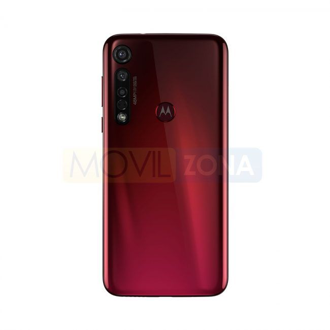Motorola Moto G8 Plus rojo trasera