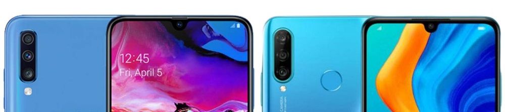Samsung Galaxy A70 vs Huawei P30 Lite