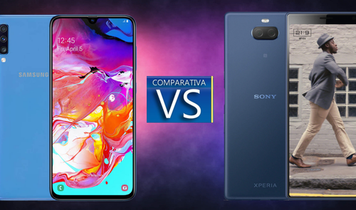 Samsung Galaxy A70 vs Sony Xperia 10 Plus