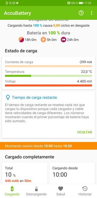 Batería en el Huawei Mate 30 Pro