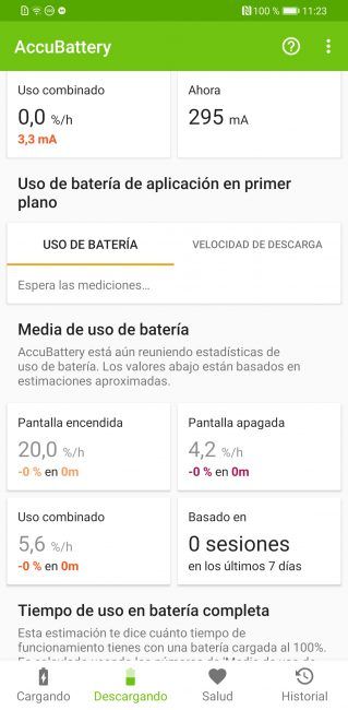Consumo del Huawei Mate 30 Pro